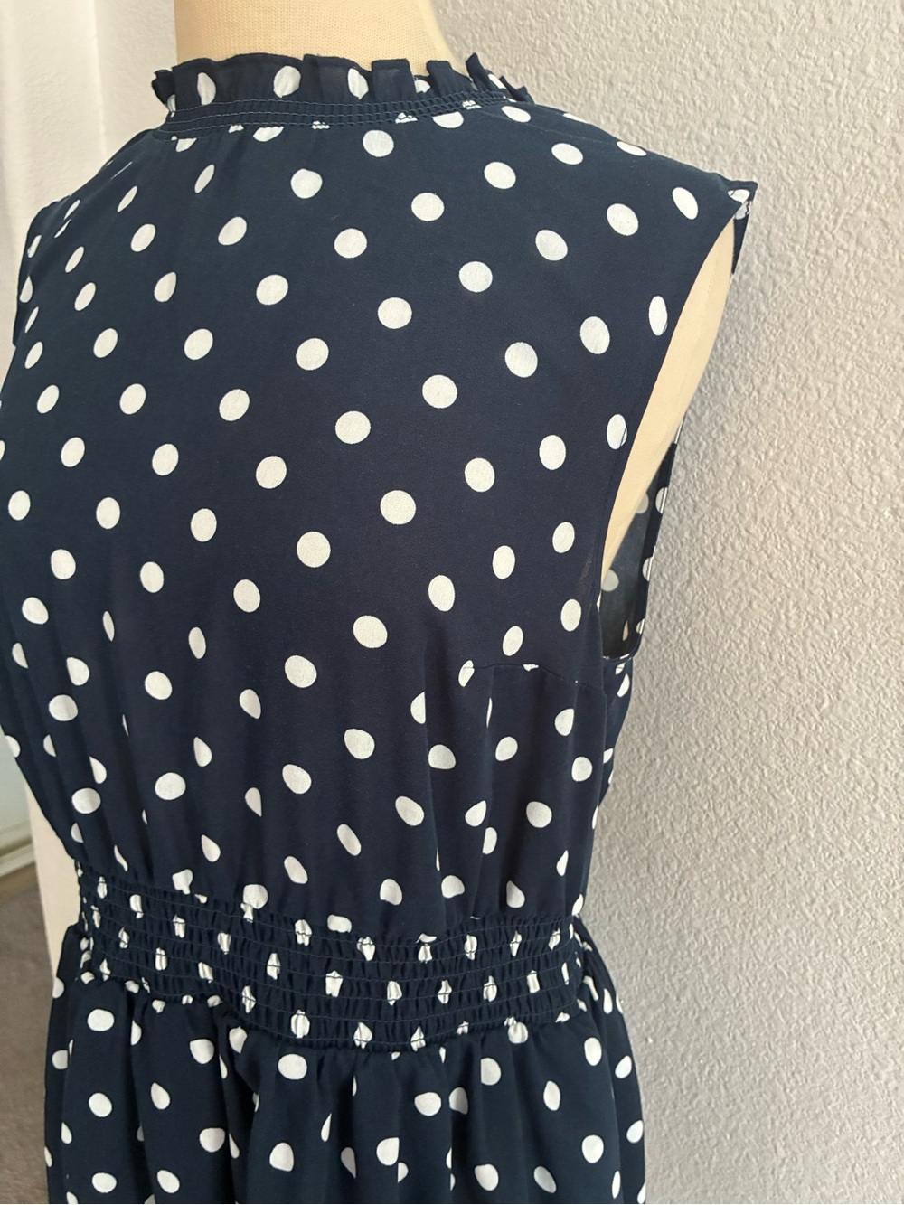ModCloth polka dot dress with pockets - Picture 3 of 5